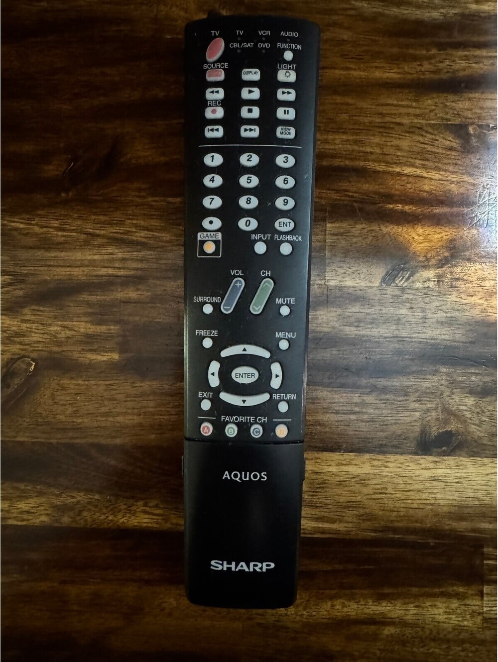 Sharp Aquos GA535WJSA TV Remote Control OEM NO BACK WORKS